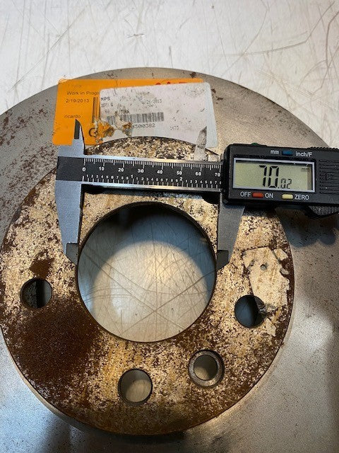 Brake Rotor 200705 | 5x111mm Bolt Pattern 70mm Bore 11-5/8" Dia.