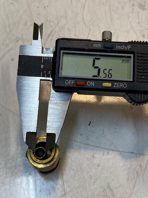 18 Quantity of Fitting Connectors 29mm L 17mm Thread 6mm ID 18mm Hex (18 Qty)