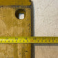 Caterpillar CAT Wear Plate 19-5/8" Long 10" Wide 30mm Bolt Holes 19mm Square