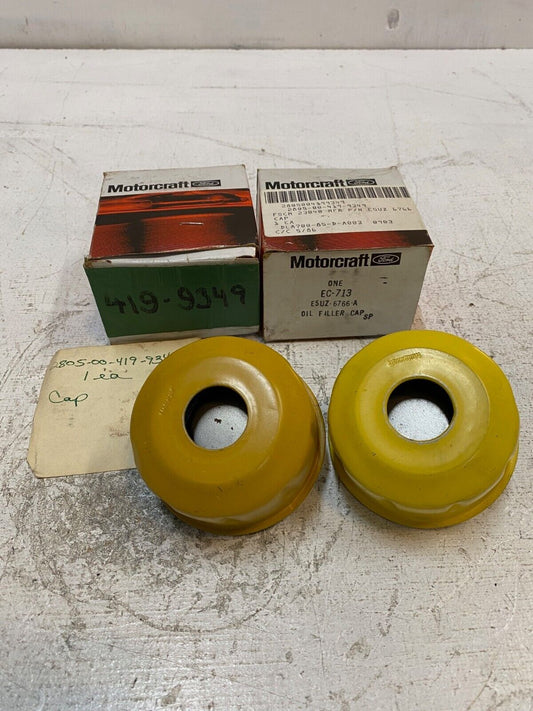 2 Qty of Motorcraft EC-713, E5UZ-6766-A Oil Filler Caps 2805004199349 (2 Qty)