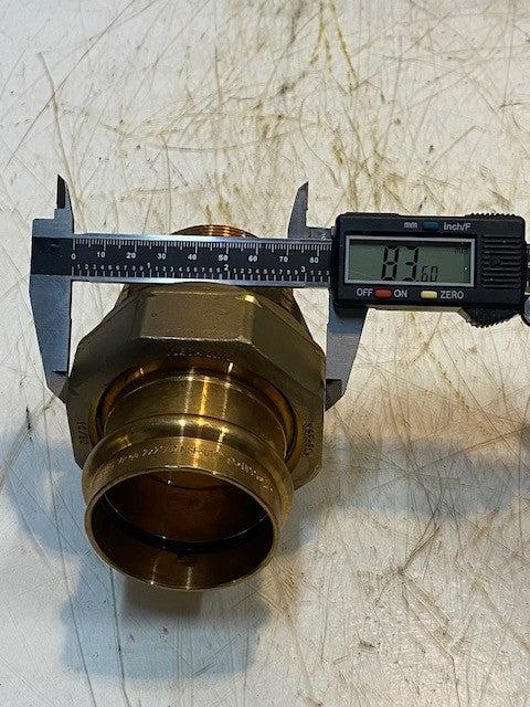 Viega Pro Press Ridgid 77807 | 2" x 2" NPT Union C x M Pipe Fitting Adapter