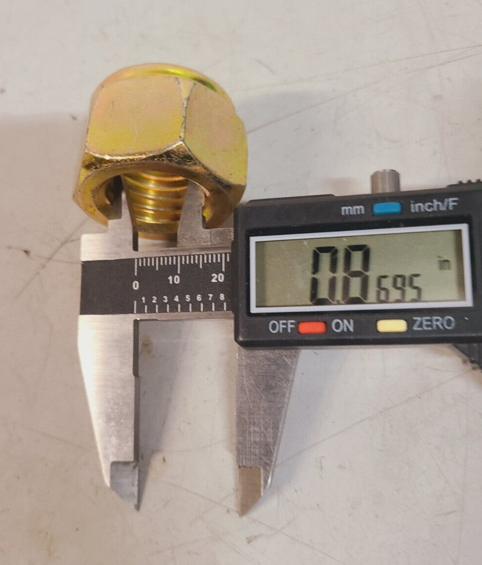 5 Quantity of Hex Lock Nuts Grade 8 NYL INS L/N Y/Z 39660 (5 Qty)