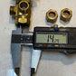 4 Quantity of Fluidyne Ansonia A200DO 3/8" Angle Dual Outlet Valves (4 Quantity)