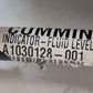 Cummins Oil Gauge Tube Indicator Fluid Level A1030128-001 | 1030128 | 65119500