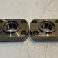 2 Quantity of Steel Hydraulic Fluid Flanges ML 29mm Bore 14mm Bolt Holes (2 Qty)