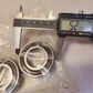 2 Quantity of MGM Radax Ball Bearings 6205-2RS (2 Qty)