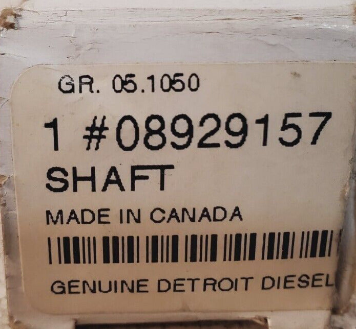 Detroit Diesel Drive Shaft 08929157 | GR.051050