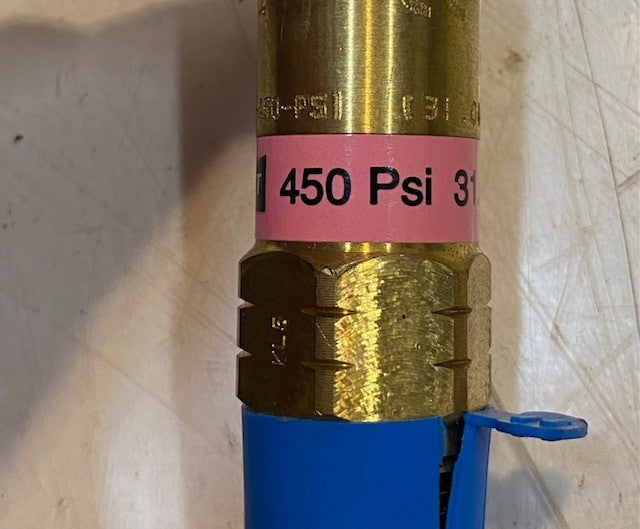 GENERANT CRV-500B-K-450-PSI CRYOGENIC PRESSURE RELIEF VALVE 450PSI 31.04 BAR