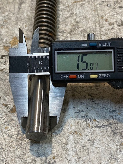 Acme Leadscrew 7015-17-4 | 27" Long 15mm End 22mm OD