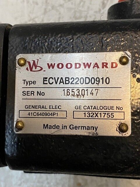 Woodward ECVAB220D0910 Locomotive Fuel Injection Pump GE 132X1755 | 41C640904P1