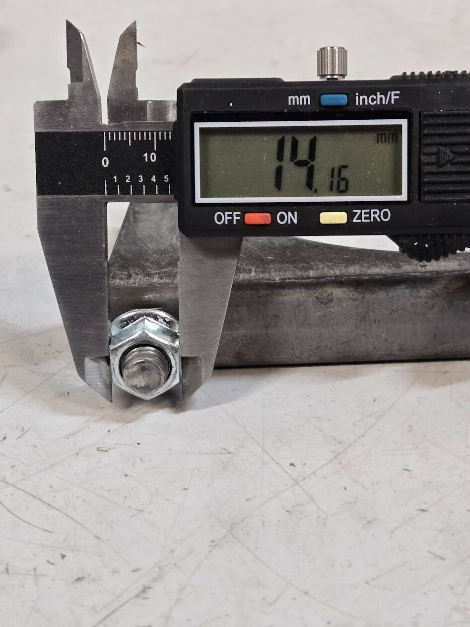 3 Quantity of 5" Saddle Clamps 14mm Nut 8.5mm Threaded End  (3 Quantity)