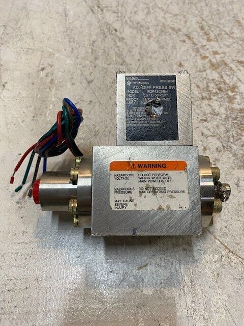 ITT Neo-Dyn Adjustable Differential Proof Switch 162R42C6BH 6-50Psi