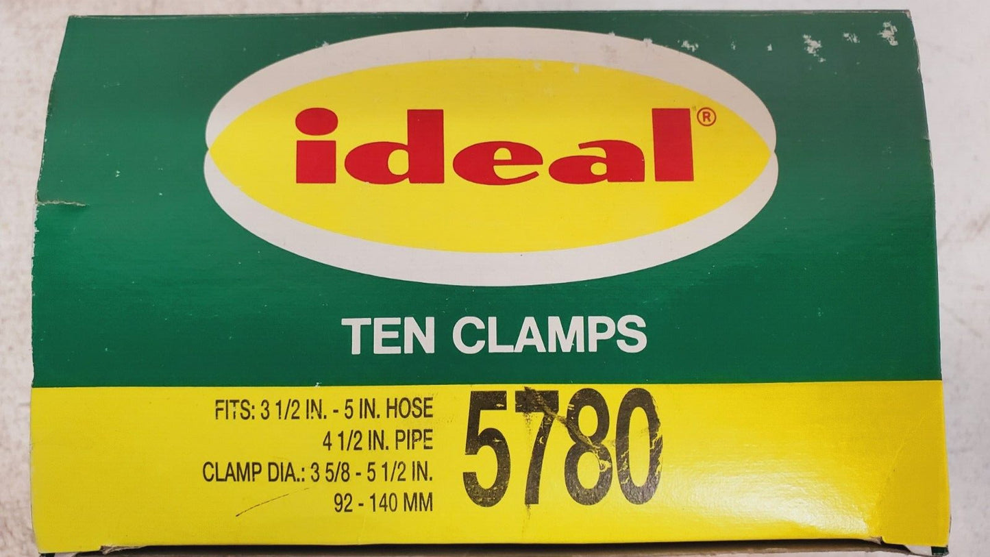 10 Quantity of Ideal Tridon Hose Clamps 5780 ( 10 Qty)