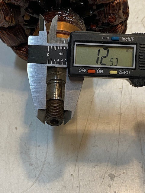 Actuator Motor Rotor Generator 12" L 4-3/4" OD 19mm Thread 13mm Thread