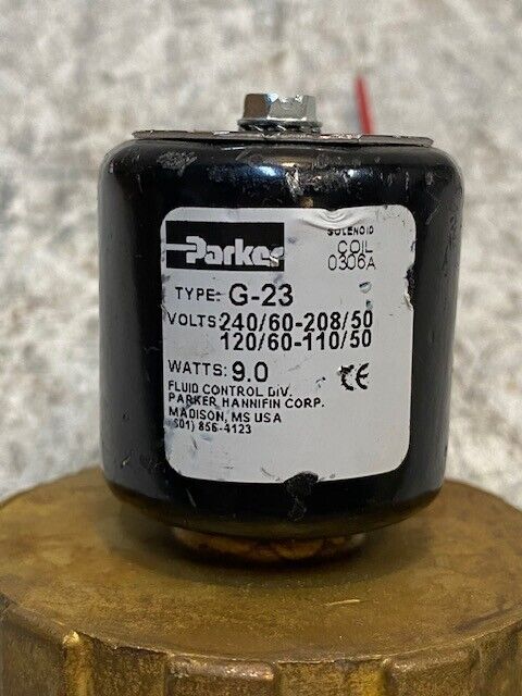 Parker General Purpose Valve G-23 Type GP607 Volts 240/60-208/50 Watts 9.0