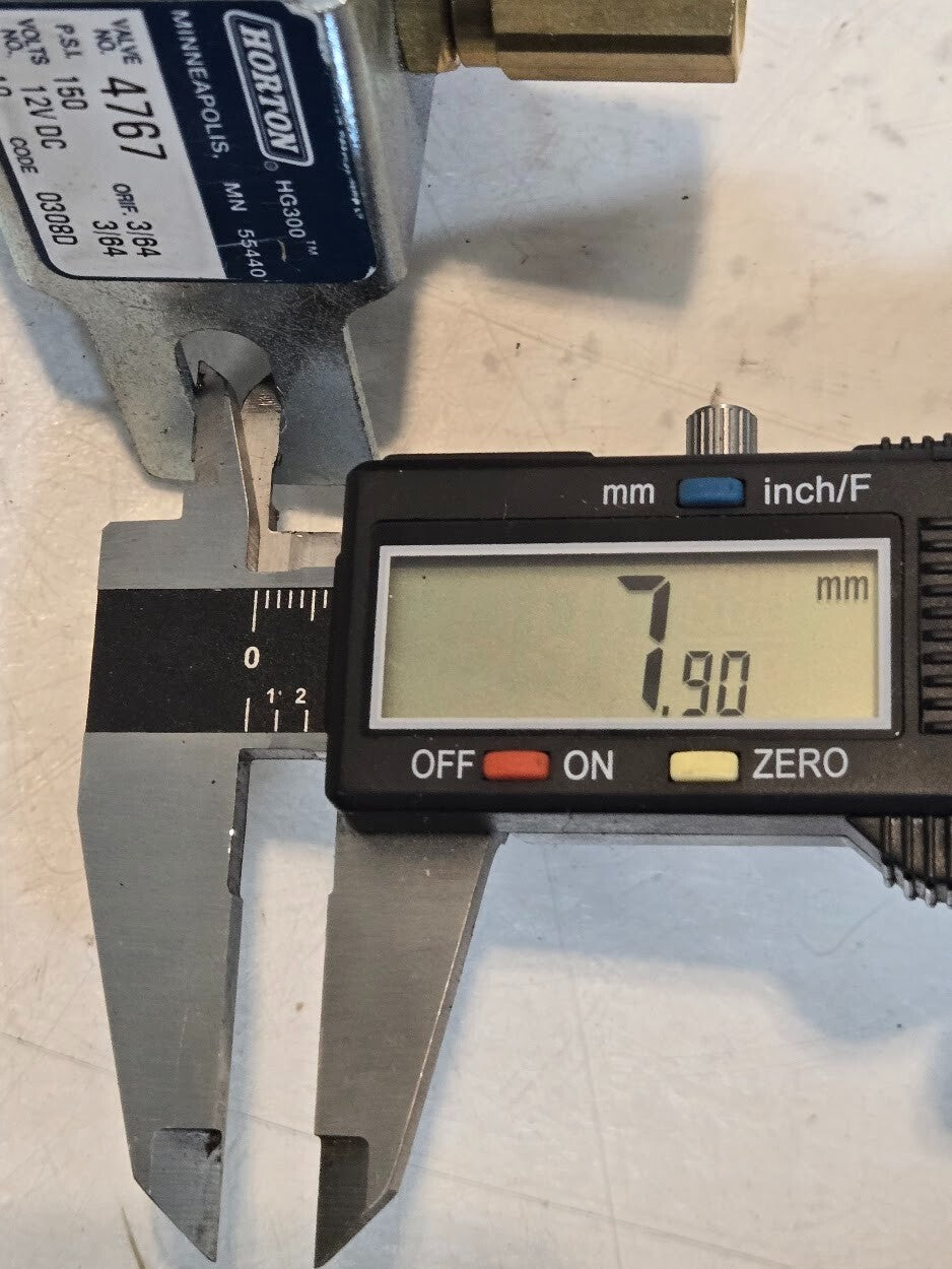 Horton Solenoid Valve HG300 | 993293 | 4767 | 150 PSI | 12 VDC | 3/64" Orifice