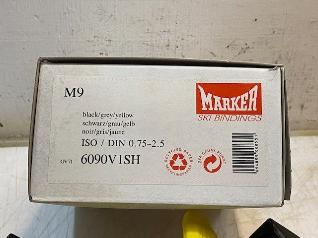 Marker Ski Bindings 6090V1SH | M9 | Black Grey Yellow ISO / DIN 0.75-2.5