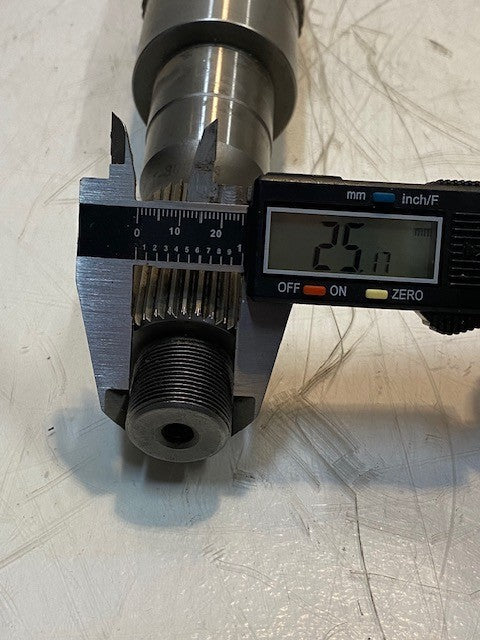 Transmission Main Shaft 15-1/2" L 33-Spline 35-Spline 46-Spline 64mm OD 25mm End