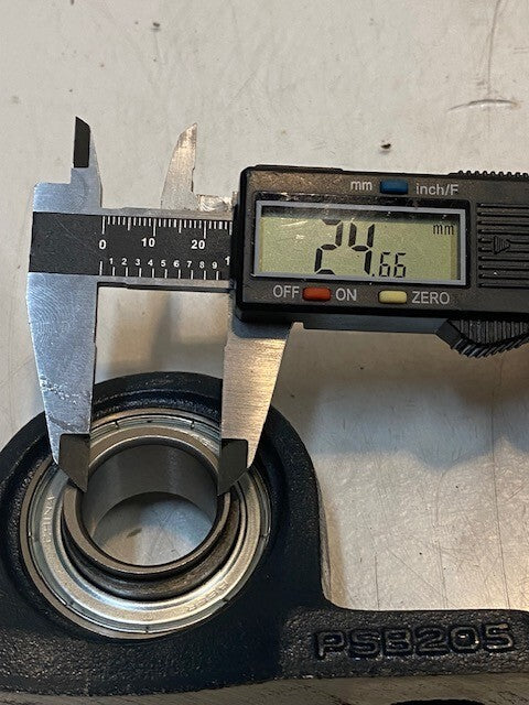 PEER PSB205 Pillow Block 5-1/2" L 1-1/2" W | FH205-16 Insert Bearing 25mm Bore