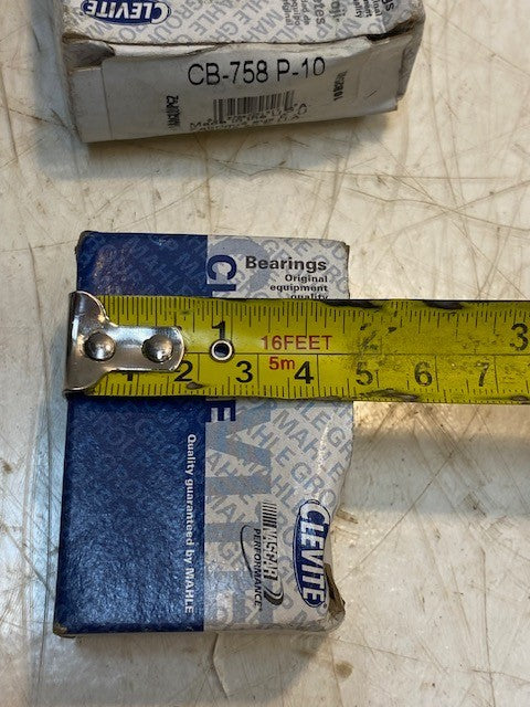 2 Qty of Clevite CB-758 P-10 Engine Connecting Rod Bearing Pairs (4 Pcs Total)