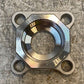 CF8M Forged Flange Pipe Adapter 56mm Bore 76mm Oct OD 15mm Bolt Holes