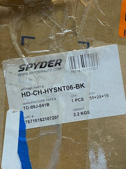 Spyder Headlight HD-CH-HYSNT06-BK | TD-09J-041B