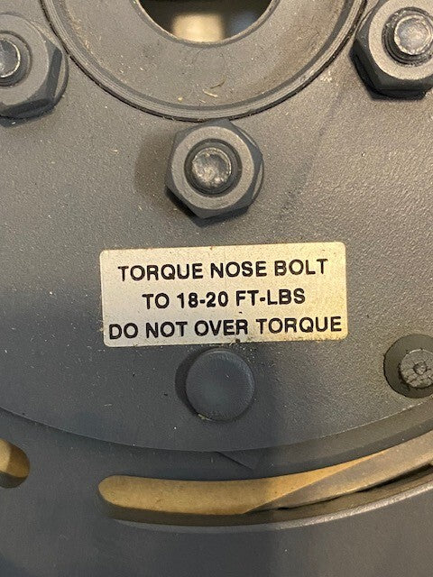 Torque Nose Bolt Clutch Assembly 50-01122-01/77419 | 36mm Bore 9" OD