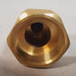 5 Qty. of Brass Thermowells 3.5" Stem Length x 1-1/4" OD (5 Qty)