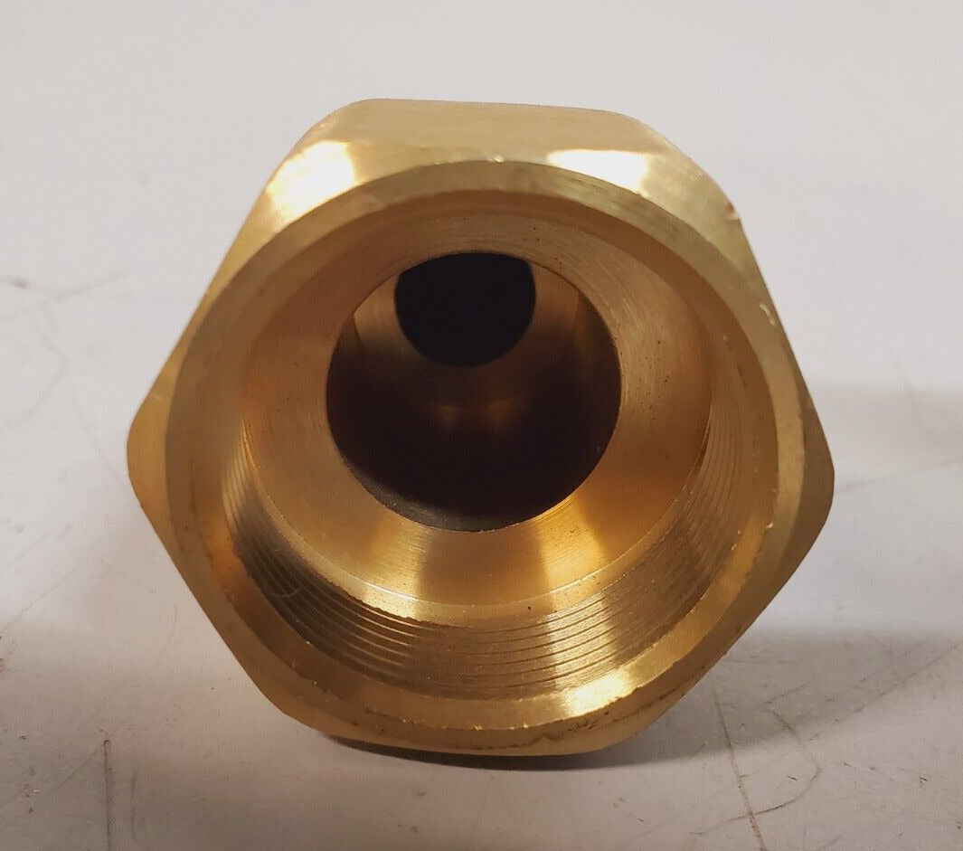 5 Qty. of Brass Thermowells 3.5" Stem Length x 1-1/4" OD (5 Qty)