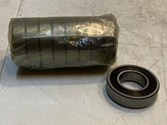 9 Quantity of MRC R16ZZ Single Row Radial Ball Bearings 25x51x13mm (9 Quantity)