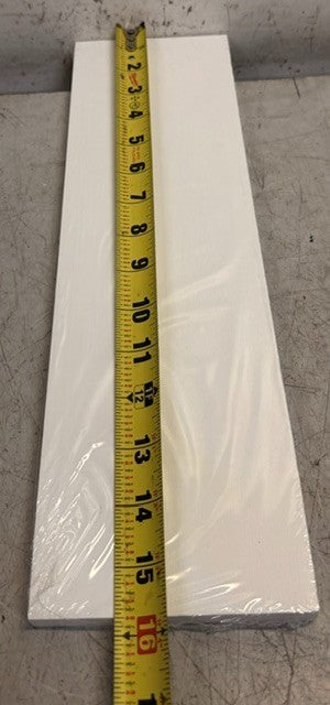Box Of 5 White Wall Shelves With Installation Kit 15-3/4 Inch Shelf Length