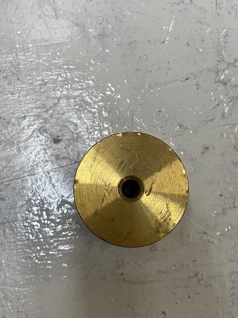 Brass Fire Hose Rack Nozzle No Thread Connection 55mm Top OD 10mm ID 49mm Bottom