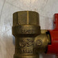 15 Quantity of Jomar Gas Ball Valves FIG-T205R 1/2" Red T-Handle (15 Quantity)