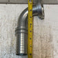 Gates 24C2-32FL90-5085 Hydraulic Coupling Fitting 33mm ID 8" Long