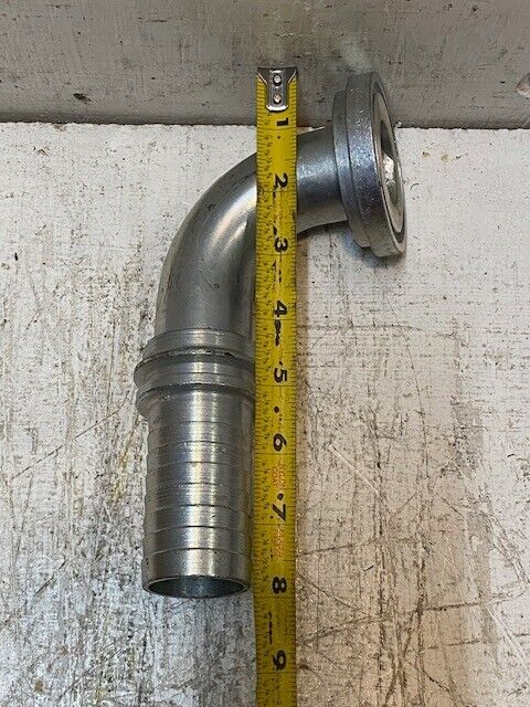 Gates 24C2-32FL90-5085 Hydraulic Coupling Fitting 33mm ID 8" Long