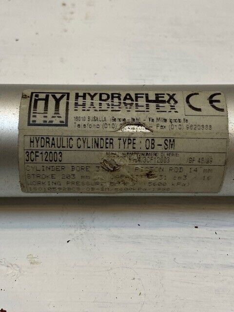 Hydraflex OB-SM Boat Marine Outboard Motor Hydraulic Steering Cylinder 3CF12003