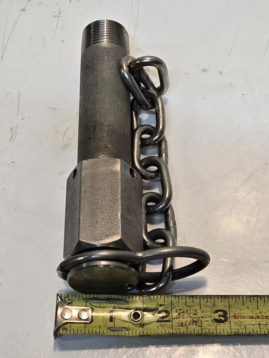 Midland 290-1-SS Body Cap | 6" Length | 3/4" NPT | 31.5mm Hex