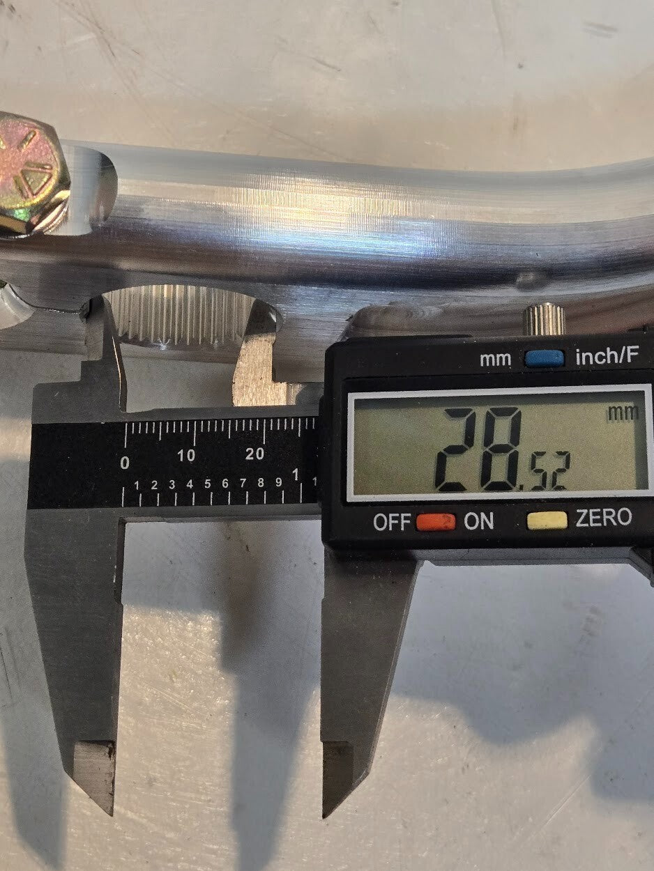 Sprint Car S-Bend Torsion Bar | 20" Long 2" Wide 28.5mm Splined Mounting Hole