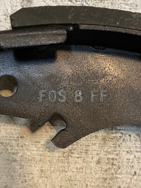 Pair of Break Best Select Disc Brake Shoes FMS568 | F0S8FF | 568 | 27293