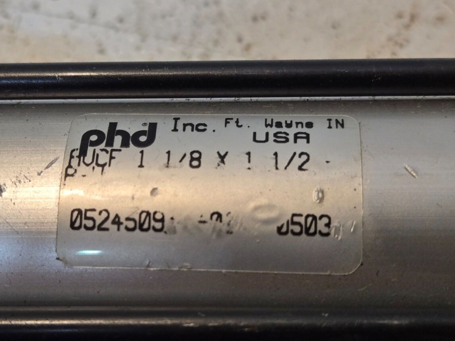 PHD Inc AUCF 1 1/8 x 1 1/2 Pneumatic Cylinder 0503