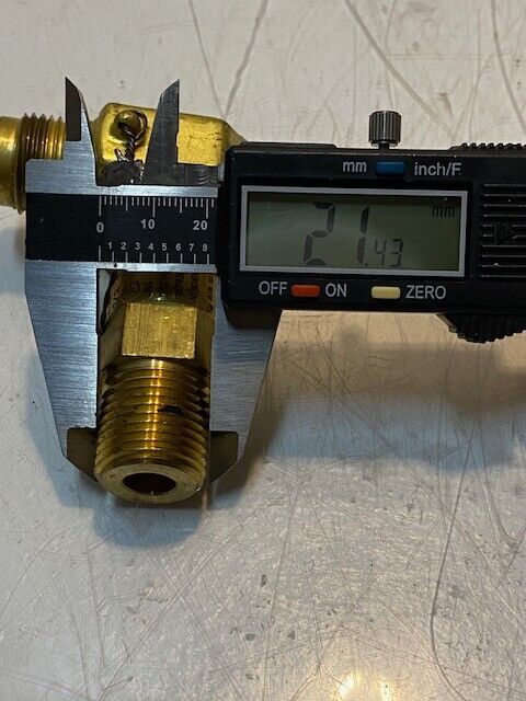 Brass Refrigeration Pressure Relief Valve CAT No. 3220, 3C2CA, 283C, D1514.B