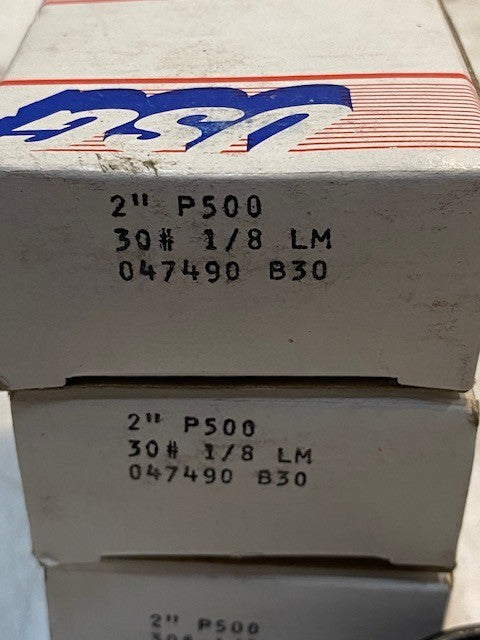 3 Quantity of Ametek 2" P500 30 1/8 LM 047490 B30 Pressure Gauges (3 Quantity)