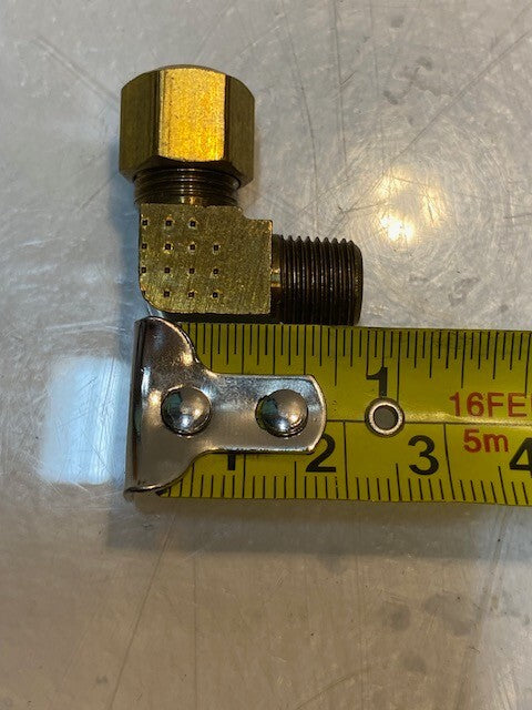 65 Qty of AF 90 Degree Brass Compression Elbow Fittings 10mm & 11mm Threads