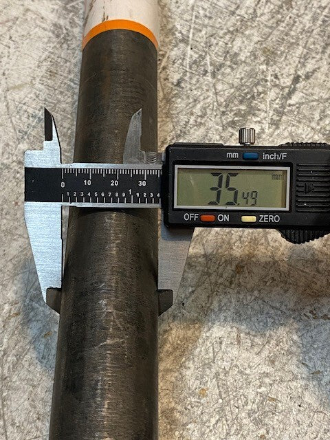 5-Lug Axle Shaft 5x140mm Bolt Pattern 32-3/4" Long 34-Spline 35mm Shaft Dia.