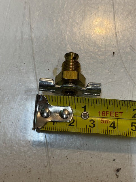 67 Quantity of Brass Drain Valves 22mm L 10mm Thread 8mm End (67 Quantity)