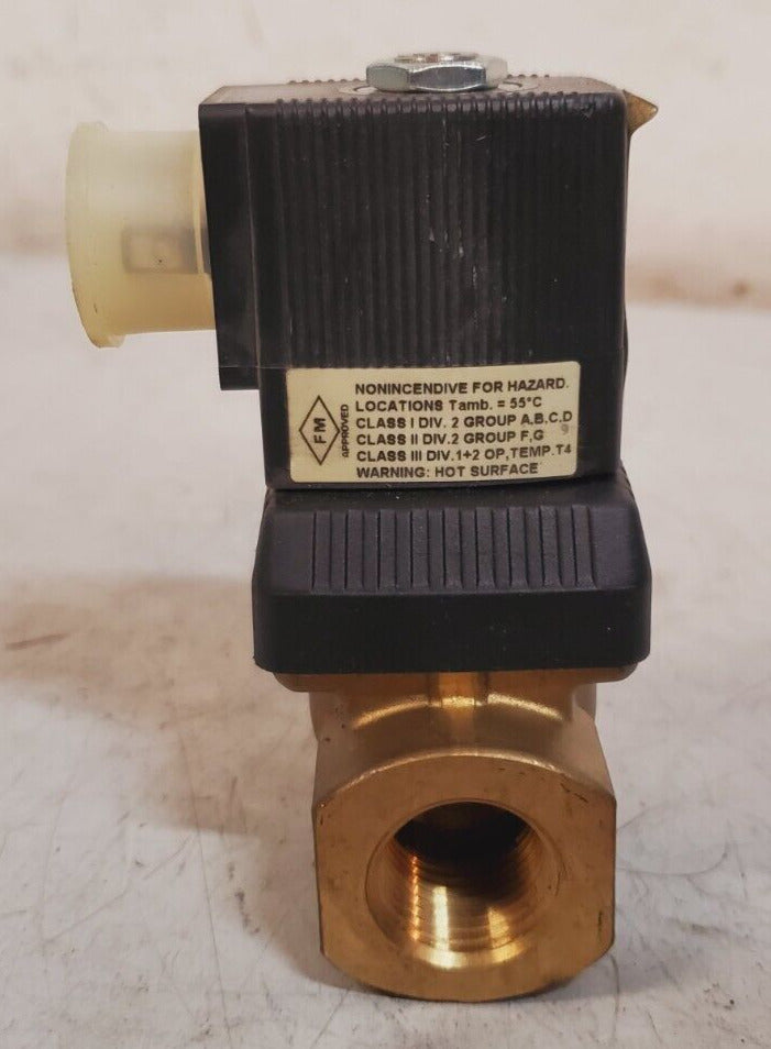 BURKERT Safety Shutoff Valve 49Z8 | 00456540 | 6213 A 1/2 NBR BR NPT1/2