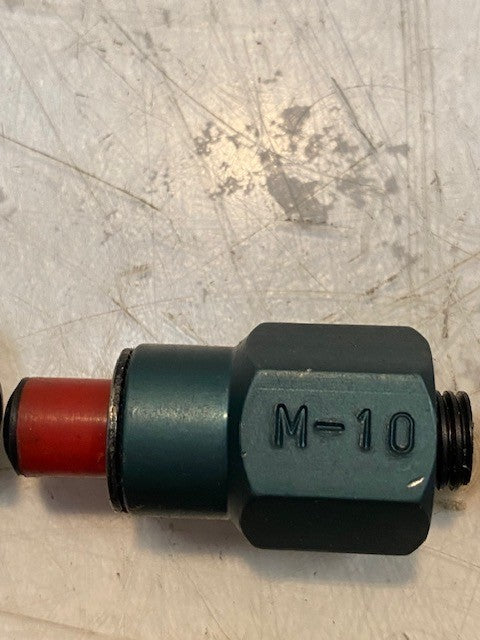 7 Quantity of M-10 1.25 Check Valves 44mm Long 19mm OD 9mm Thread (7 Quantity)