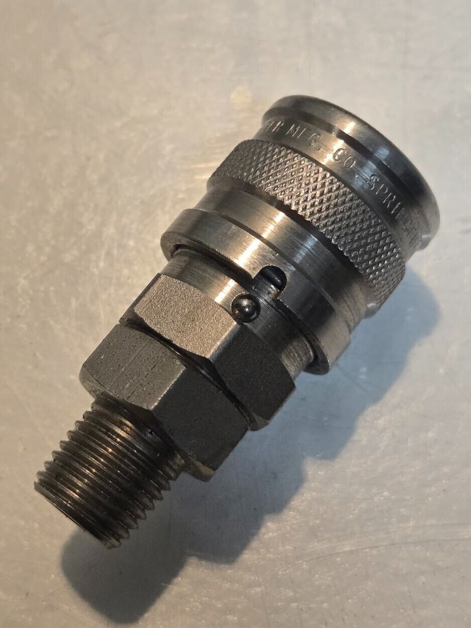 Foster 310S/S Stainless Steel 1/4" Quick Connect Coupling 1/4" Male Pipe Thread