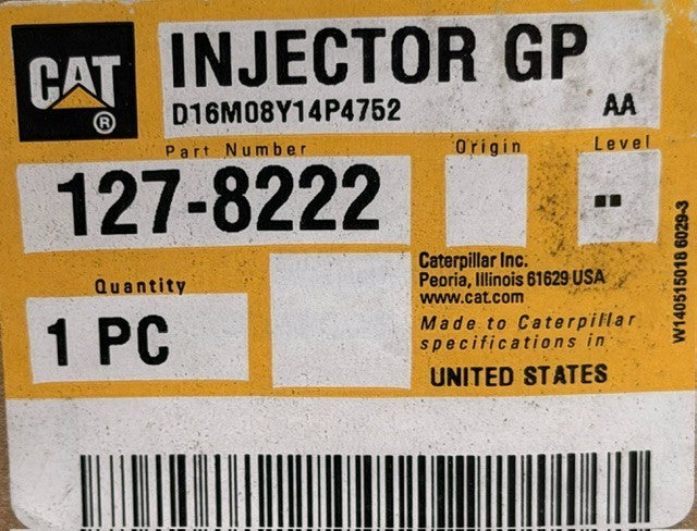 Caterpillar 127-8222 Mechanical Unit Fuel Injector Engine Fuel Injector Assembly