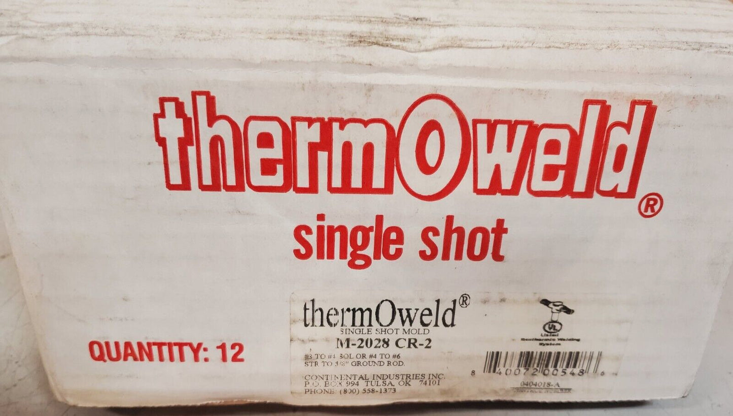 12 Qty. of ThermOweld Single Shot Molds M-2028 | CR2 (12 Qty)